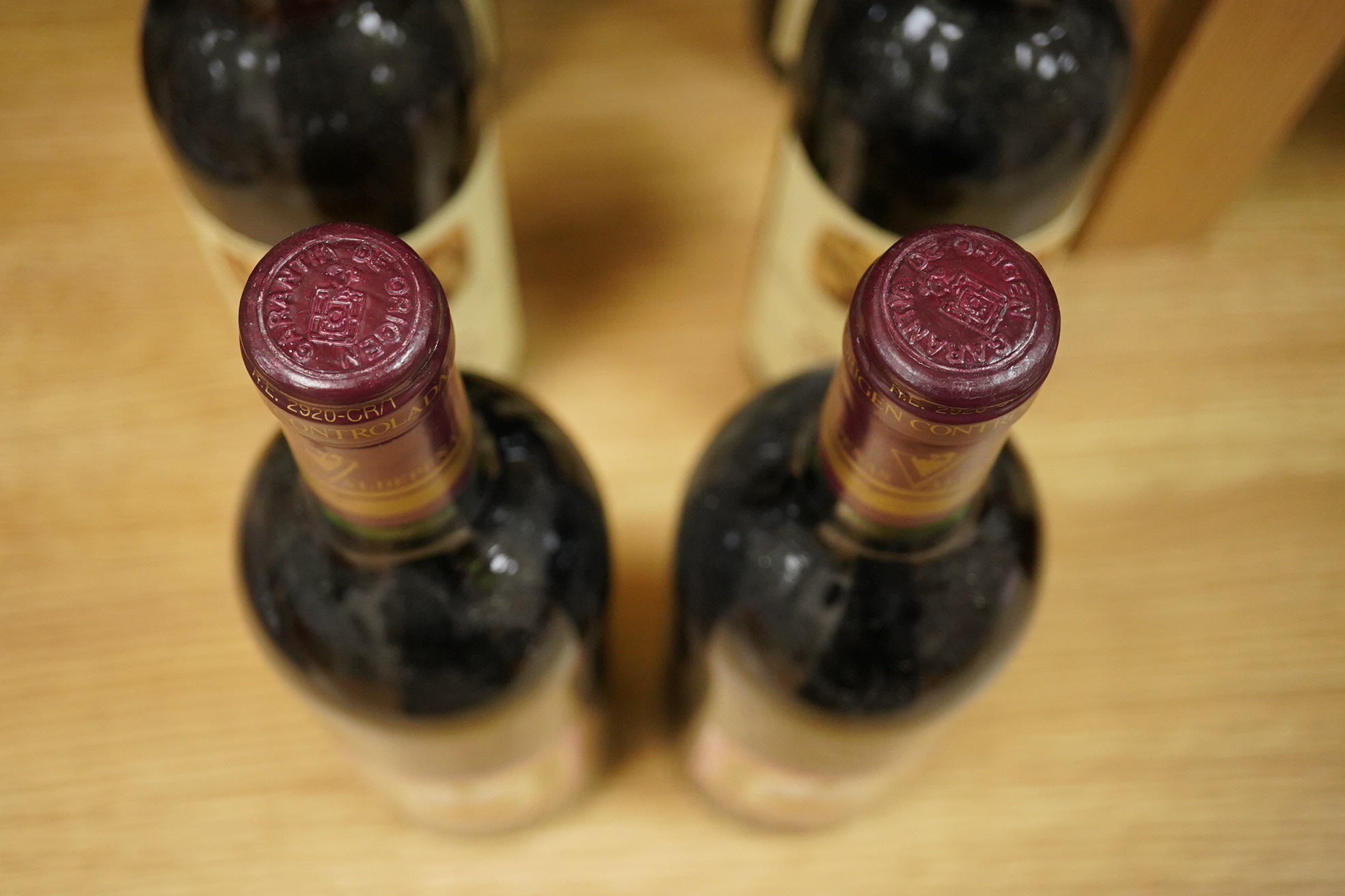 Twelve bottles of Vina Madero, Tinto Reserva, 1984.